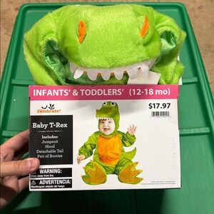 Celebrate Baby T-Rex Costume - Green